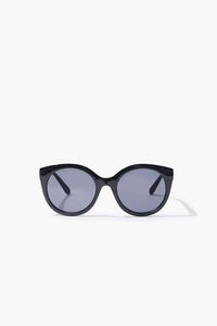 BLACK/BLACK Cat-Eye Sunglasses, image 1