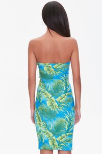 GREEN/MULTI Tropical Floral Tube Dress, image 3