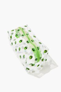 CLEAR/GREEN Alien Print Bag & Travel Bottle Set, image 2