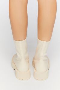CREAM Zip-Front Faux Leather Booties, image 3
