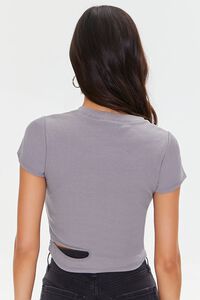 GREY/MULTI True Love Cropped Graphic Tee, image 3