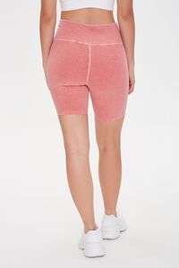 DUSTY PINK Active High-Rise Biker Shorts, image 4
