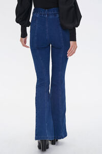 Tie-Belt Flare Jeans, image 4