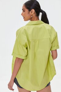 GREEN BANANA Oversized Button-Front Shirt, image 3