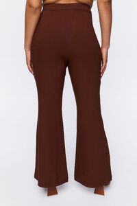 CHOCOLATE Plus Size High-Rise Flare Pants, image 4