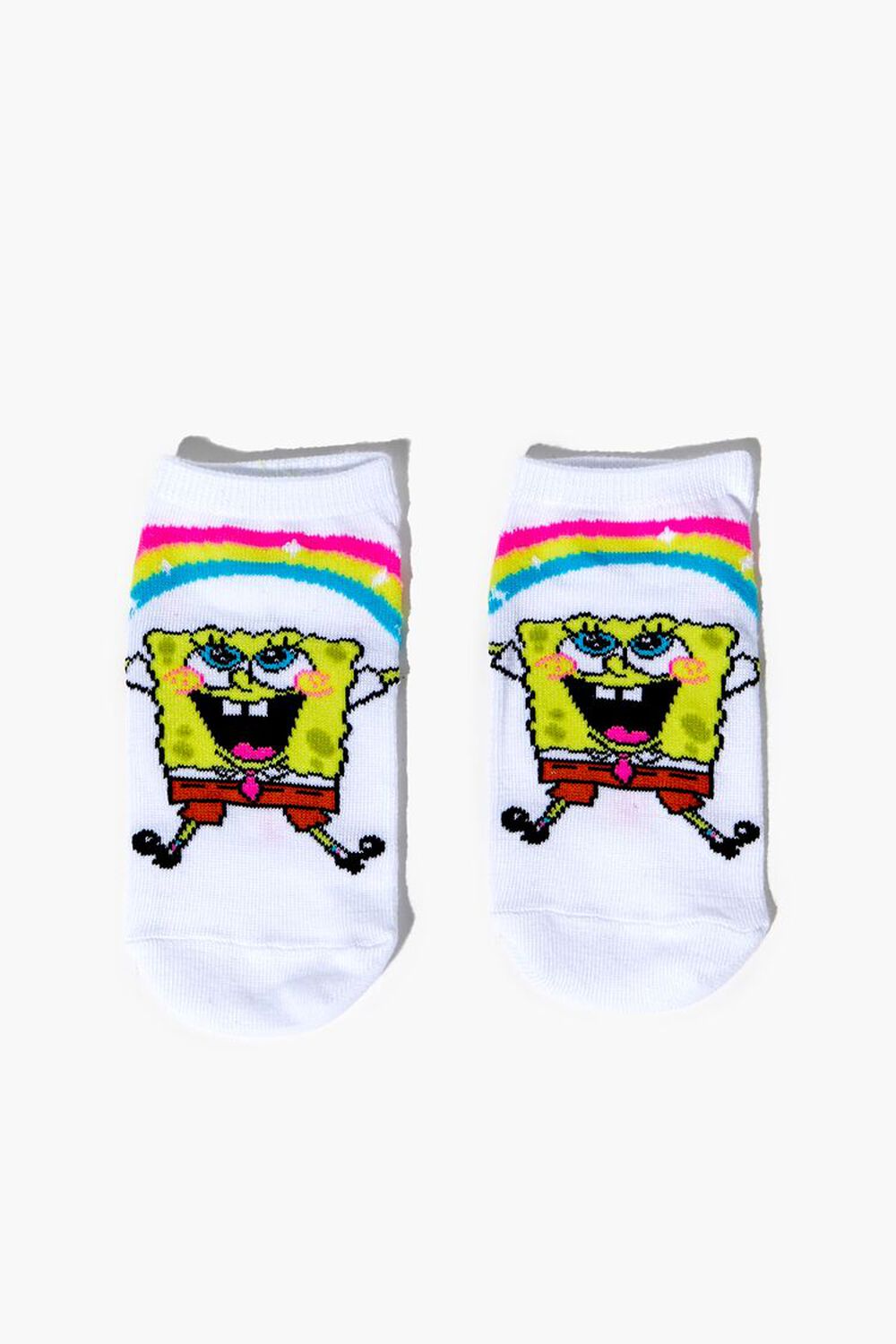 Kids SpongeBob SquarePants Ankle Sock Set - 3 Pack (Girls + Boys), image 3