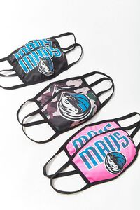 BLUE/MULTI Dallas Mavericks Face Mask Set - Assorted 2 Pack, image 1