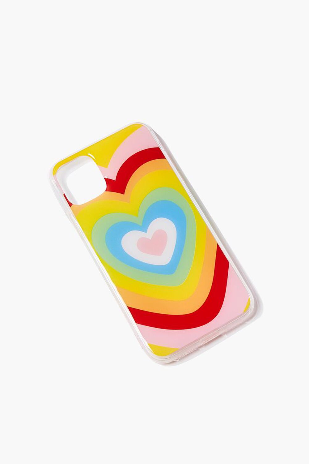 Rainbow Heart Graphic Phone Case for iPhone 11, image 1
