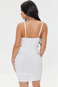 WHITE Cutout Bodycon Mini Dress, image 3