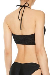 BLACK Convertible Bandeau Bikini Top, image 3