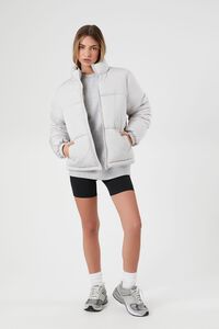 SILVER Quilted Puffer Jacket, image 4