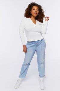 Plus Size Ribbed NYC Graphic Top, image 4