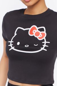BLACK/MULTI Hello Kitty Graphic Tee, image 5