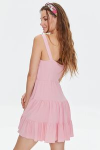 ROSE Buttoned Tiered Mini Dress, image 2