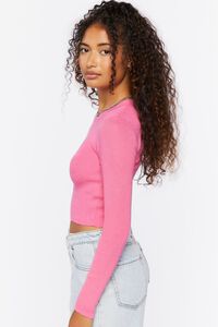 PINK Fitted Rib-Knit Sweater, image 2