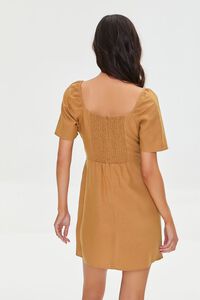 Smocked Mini Dress, image 3