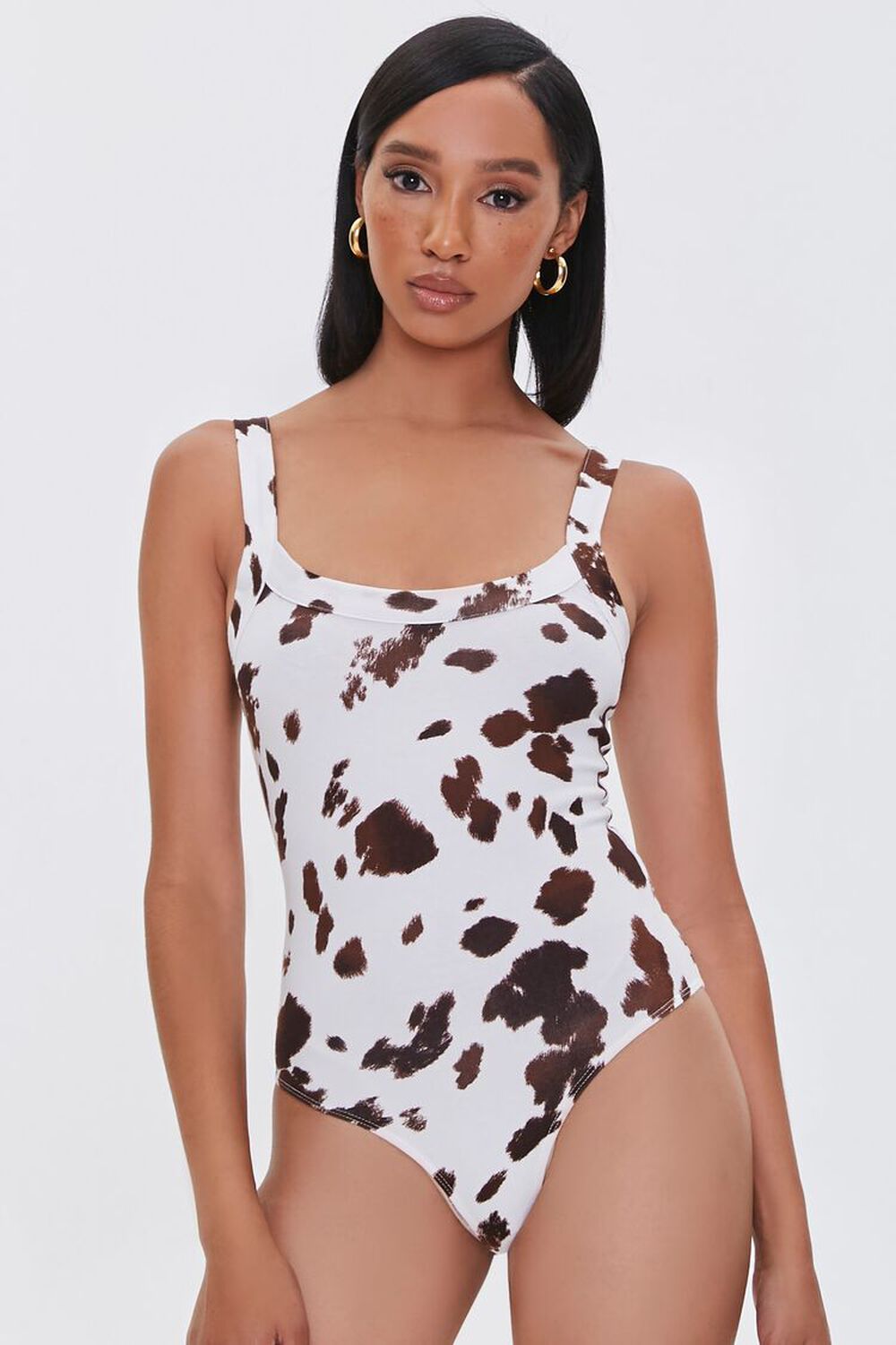 Cow Print Bodysuit