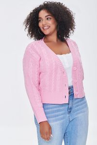 PINK Plus Size Pantone Cardigan Sweater, image 5