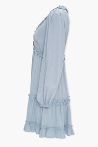 SEAFOAM Ruffle-Trim Mini Dress, image 2