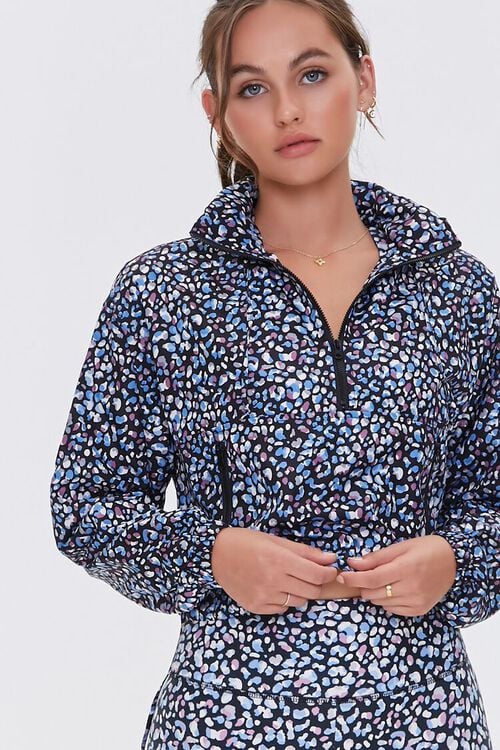 BLUE/MULTI Active Spotted Print Anorak, image 1