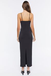BLACK Back-Slit Cami Maxi Dress, image 3