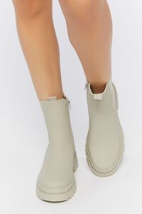 GREY Lug-Sole Chelsea Boots, image 4