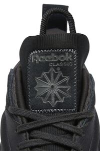 BLACK Reebok Cardi B Classic Leather V2 Shoes, image 5