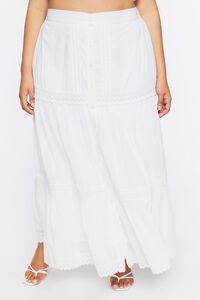 Plus Size Tiered Maxi Skirt, image 2