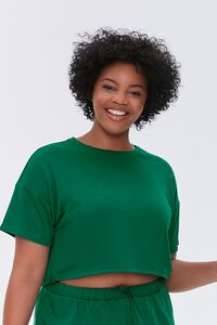 JADE Plus Size French Terry Tee, image 1