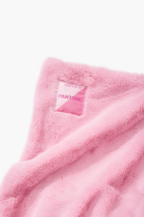 PINK Pantone Plush Blanket, image 4