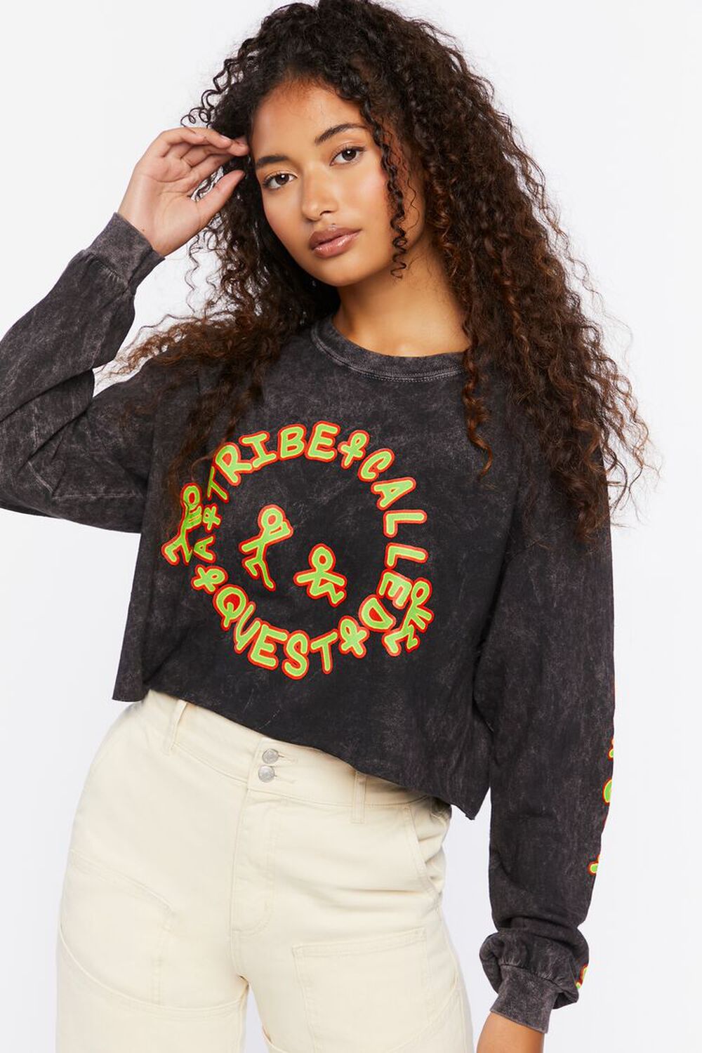 BLACK/MULTI A Tribe Called Quest Graphic Long-Sleeve Tee, image 1