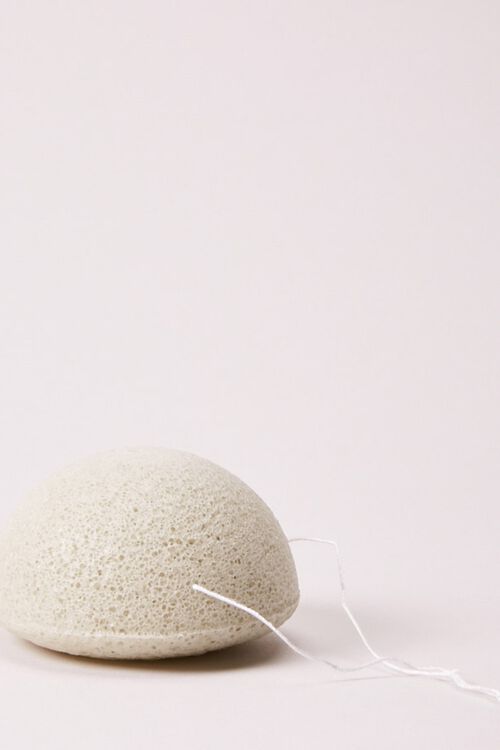 GREEN Konjac Cleansing Sponge with Complexion Clearing Clay, image 3