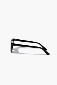 BLACK/BLACK Tinted Cat-Eye Sunglasses, image 4