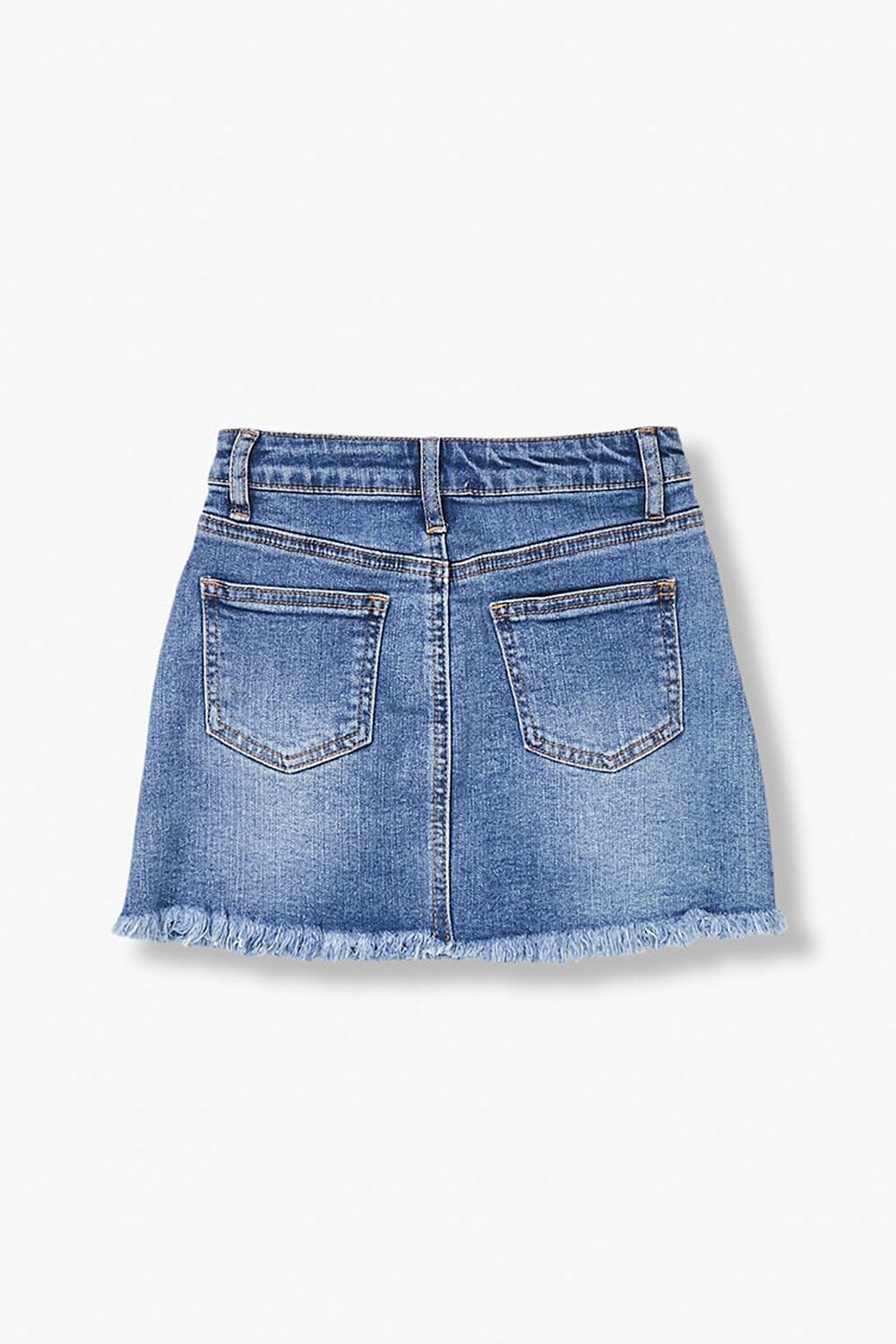 Girls Frayed Denim Skirt (Kids)
