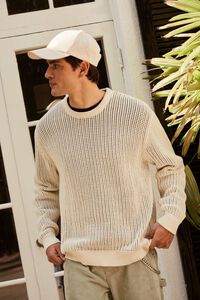 CREAM Open-Knit Crew Sweater, image 1
