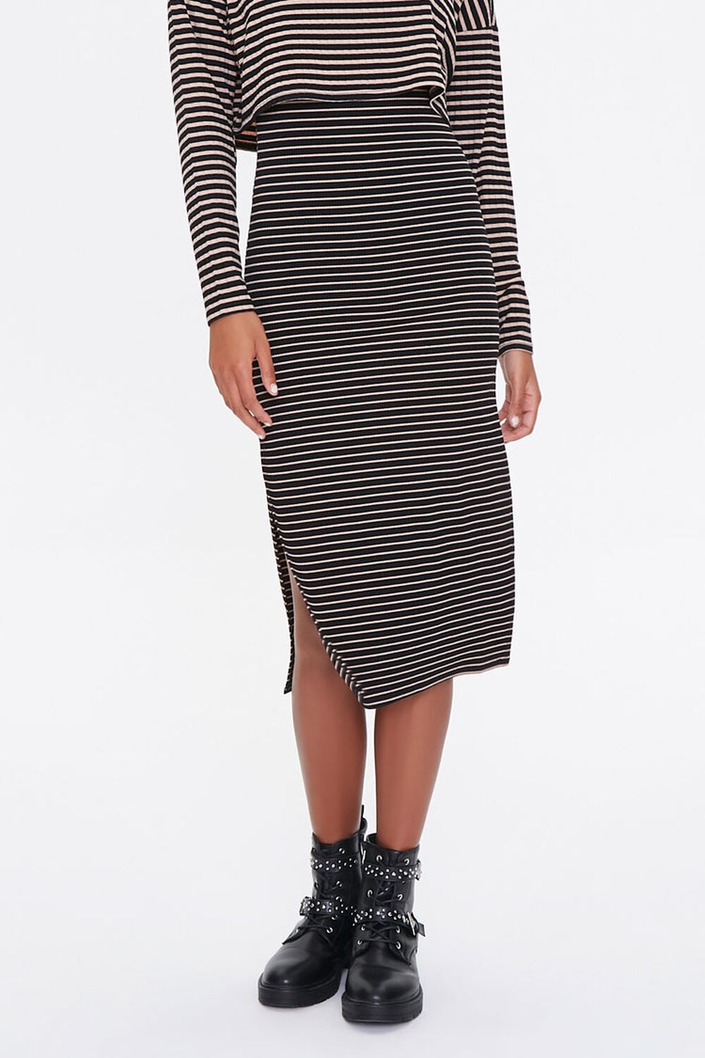 Striped Top & Skirt Set, image 3