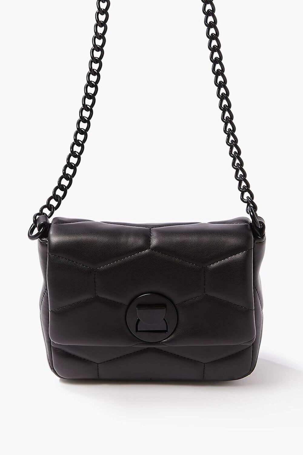 Quilted Faux Leather Crossbody Bag, image 1