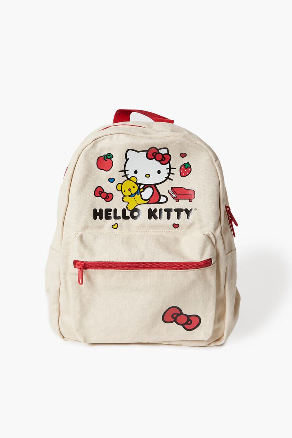 RED/TAN Girls Hello Kitty Graphic Backpack (Kids), image 1