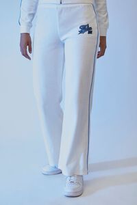 WHITE/MULTI FUBU Velour Pants, image 2