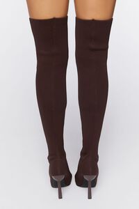BROWN Over-the-Knee Sock Boots, image 3