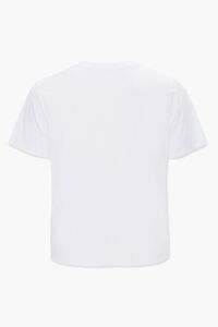 IVORY/MULTI Plus Size Organically Grown Cotton Graphic Tee, image 2