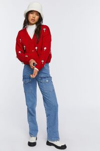RED/MULTI Lollipop Cardigan Sweater, image 4