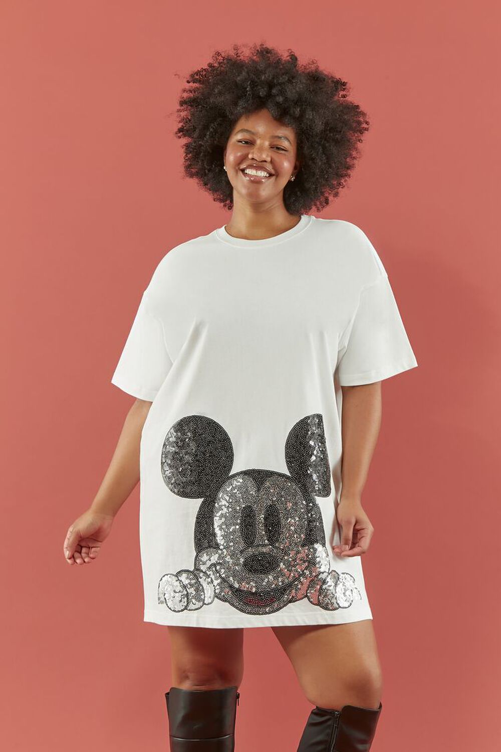 Size Disney Mickey Mouse T-Shirt Dress