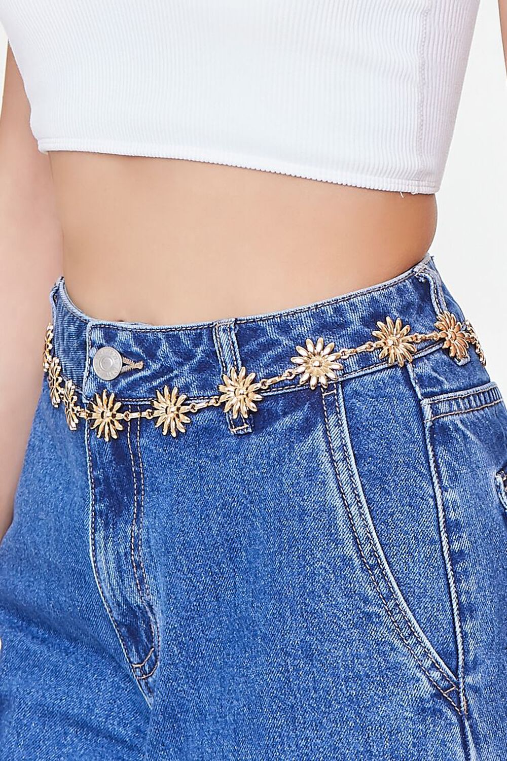 GOLD Floral Chain Hip Belt, image 2