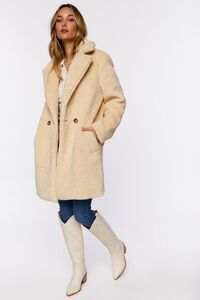 SAND Faux Shearling Duster Coat, image 1