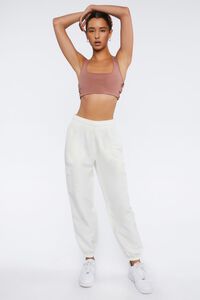 COFFEE Ribbed Crisscross Cropped Tank Top, image 4