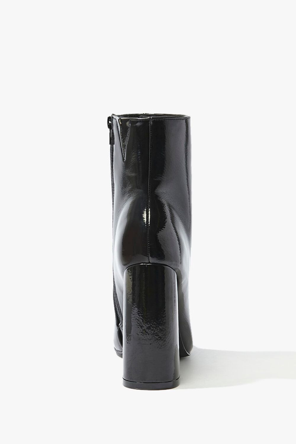Faux Patent Leather Booties, image 2