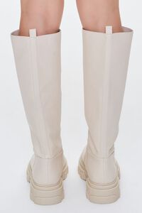 CREAM Faux Leather Calf-High Boots, image 3
