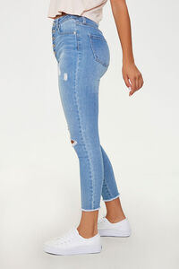 Distressed Skinny Ankle Jeans, image 3
