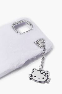 WHITE Plush Hello Kitty Case for iPhone 11, image 2